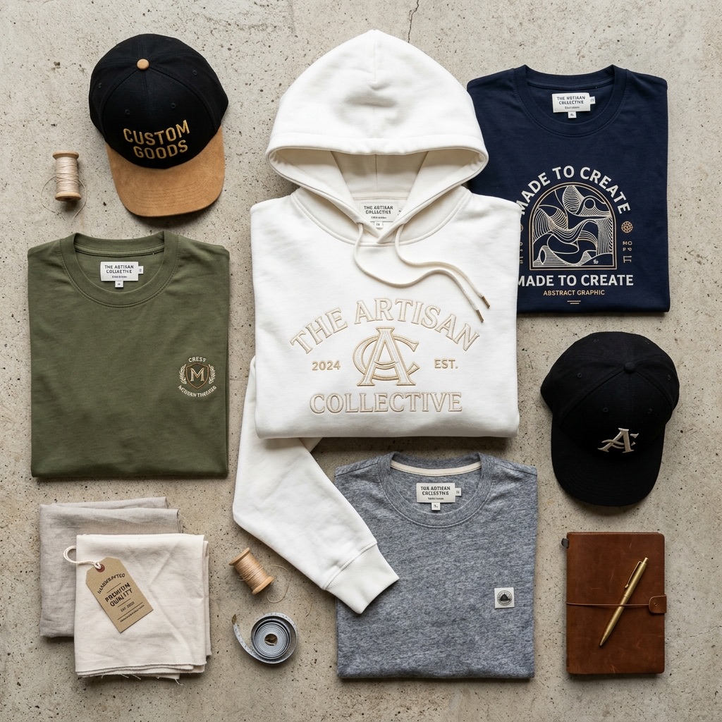 Garments flatlay